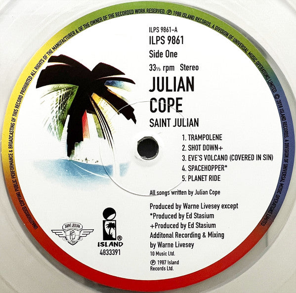 Julian Cope : Saint Julian (LP, Album, RE, Cle)