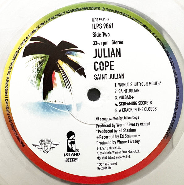 Julian Cope : Saint Julian (LP, Album, RE, Cle)