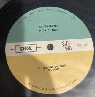 Miles Davis : Kind Of Blue (LP, Album, RE, RP, 180)