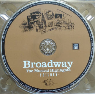 Various : Broadway, The Musical Highlights / Trilogy (3xCD, Comp)