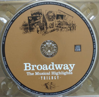 Various : Broadway, The Musical Highlights / Trilogy (3xCD, Comp)