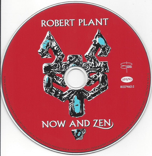 Robert Plant : Now And Zen (CD, Album, RE, RM)