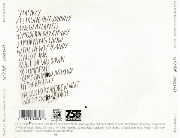 Iggy Pop : Every Loser (CD, Album, Alt)