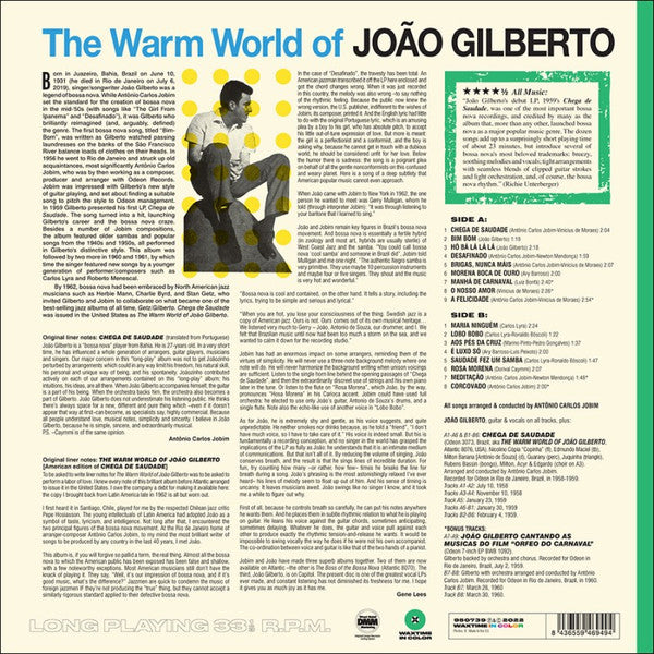 João Gilberto : The Warm World Of João Gilberto (LP, Comp, Ltd, RE, Gre)