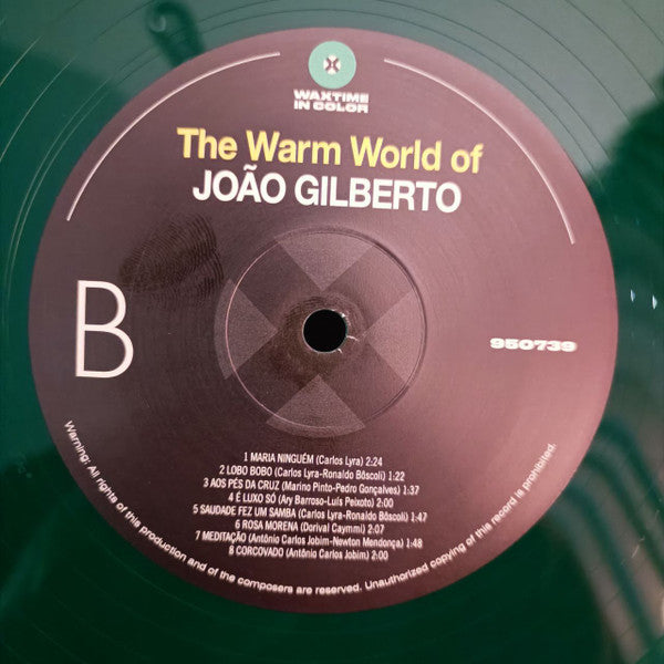 João Gilberto : The Warm World Of João Gilberto (LP, Comp, Ltd, RE, Gre)