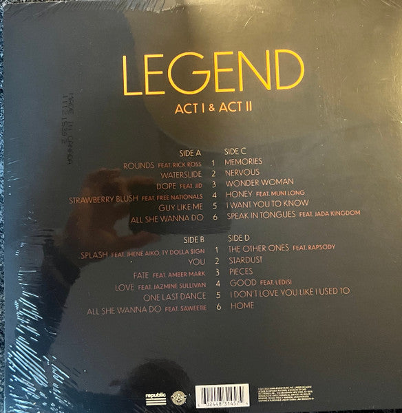John Legend : Legend (2xLP, Album, Ltd, Ora)