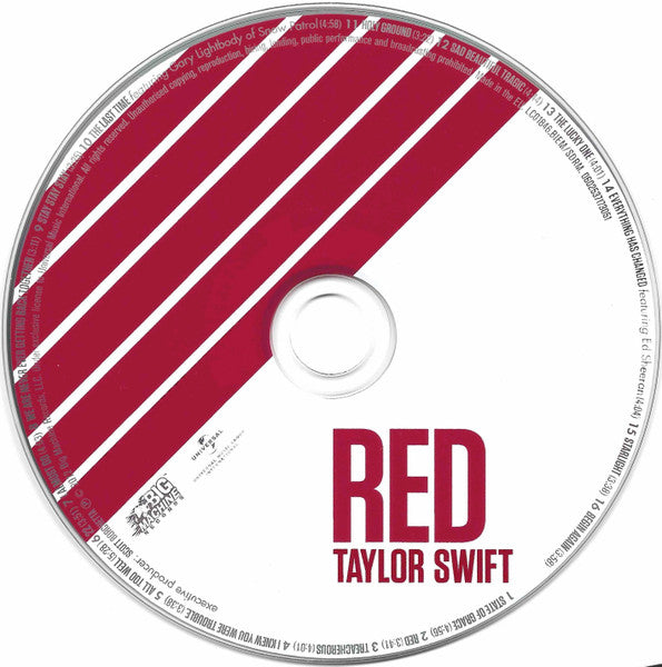 Taylor Swift : Red (2xCD, Album, Dlx, RE)