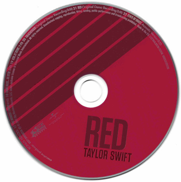 Taylor Swift : Red (2xCD, Album, Dlx, RE)