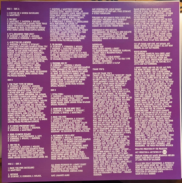 The Pharcyde : Bizarre Ride II The Pharcyde (2xLP, Album, RSD, RE, Cle)