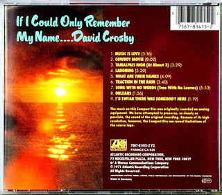 David Crosby : If I Could Only Remember My Name.... (CD, Album, RE, RM)