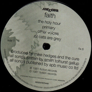 The Cure : Faith (LP, Album, RE, 180)