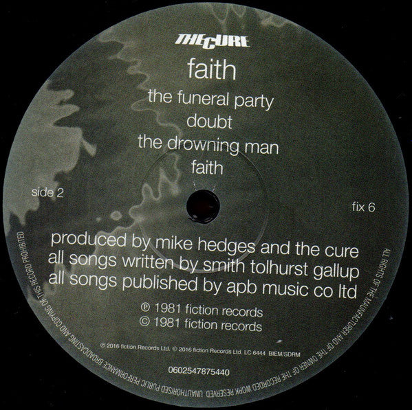 The Cure : Faith (LP, Album, RE, 180)