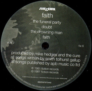 The Cure : Faith (LP, Album, RE, 180)