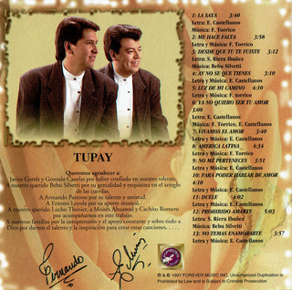 Tupay : América Latina (CD, Album)