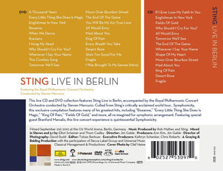 Sting Featuring The Royal Philharmonic Concert Orchestra : Live In Berlin (CD, Album + DVD-V, NTSC + Dig)