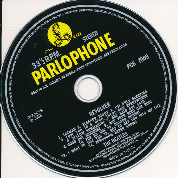 The Beatles : Revolver  (2xCD, Album, Mono, RE)
