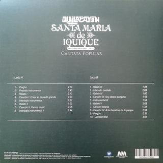 Quilapayún : Santa Maria De Iquique - Cantata Popular (LP, Album, RE, RM)