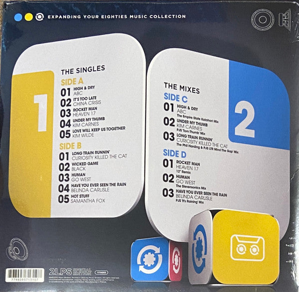 Various : 80's Re:Covered - Your Songs With The 80's Sound (2xLP, Comp, RM, S/Edition, Yel)