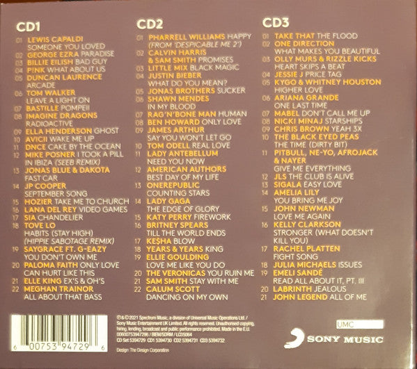 Various : Decades Back To The 2010s (3xCD, Comp)