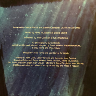 Travis & Fripp : Live At Coventry Cathedral (CD, Album)