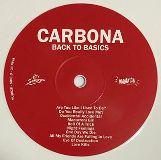 Carbona : Back To Basics (LP, Album, RE, Whi)