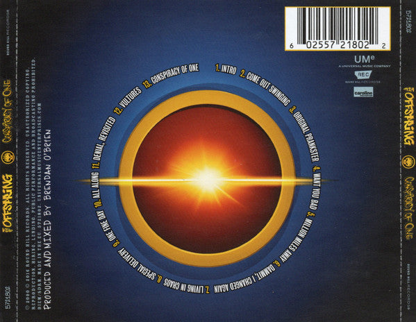 The Offspring : Conspiracy Of One (CD, Album, Enh)