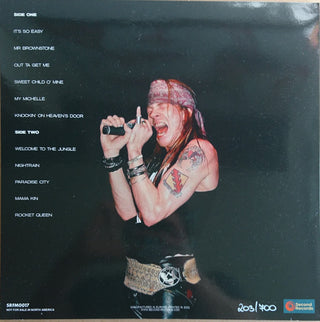 Guns N' Roses : Live (New York City 1988) (LP, RE, Unofficial, Yel)
