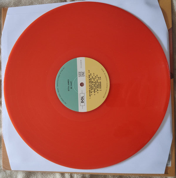 Etta James : At Last! (LP, Album, RE, Ora)