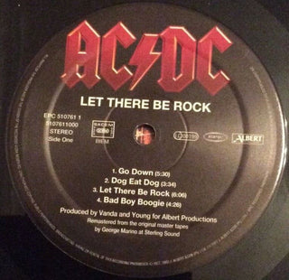 AC/DC : Let There Be Rock (LP, Album, RE, RM, 180)
