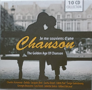 Charles Aznavour, Dalida, Jacques Brel, Sacha Distel, Edith Piaf, Serge Gainsbourg, Georges Brassens, Léo Ferré, Juliette Gréco, Gilbert Bécaud : Je Me Souviens D'une Chanson. The Golden Age Of Chanson (10xCD, Comp)