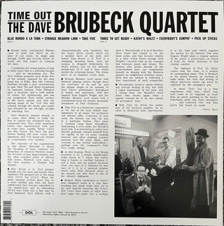 The Dave Brubeck Quartet : Time Out (LP, Album, RE, 180)