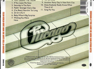 Chicago (2) : If You Leave Me Now (CD, Comp)