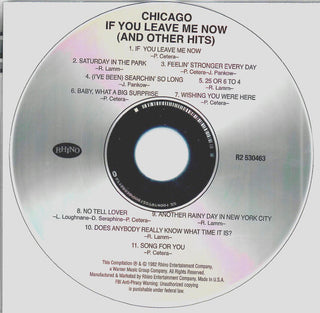Chicago (2) : If You Leave Me Now (CD, Comp)