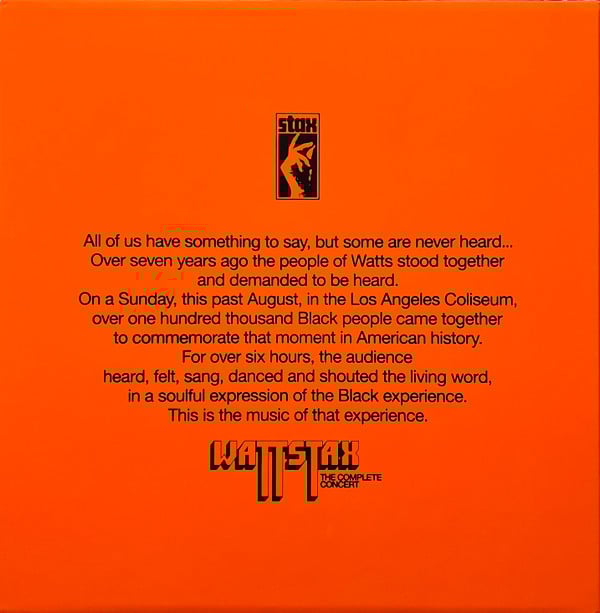Various : Wattstax ‘72 The Complete Concert (10xLP + Box, Ltd)