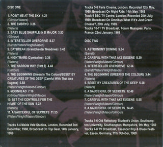 Pink Floyd : Audio Archives 1969 (2xCD, Comp, RE, RM, Unofficial)