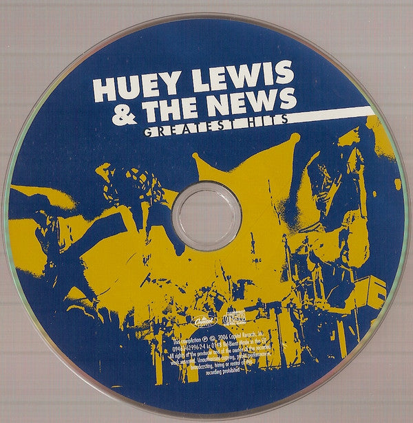 Huey Lewis & The News : Greatest Hits (CD, Comp, RM, RP)