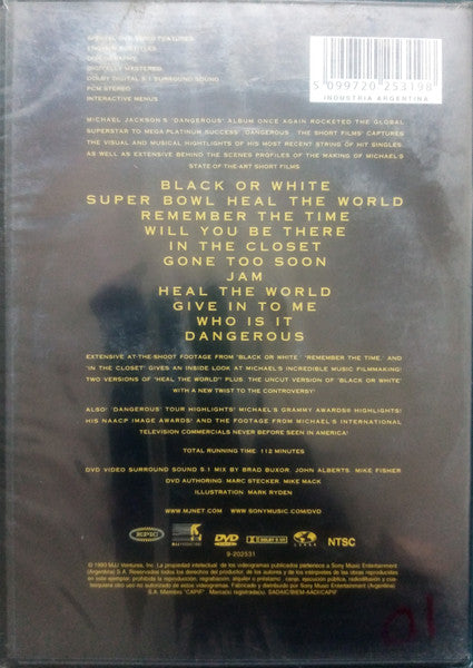 Michael Jackson : Dangerous (The Short Films) (DVD, NTSC)