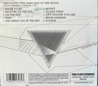 Pink Floyd : The Dark Side Of The Moon (Live At Wembley 1974) (CD, Album)