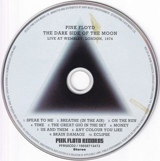 Pink Floyd : The Dark Side Of The Moon (Live At Wembley 1974) (CD, Album)