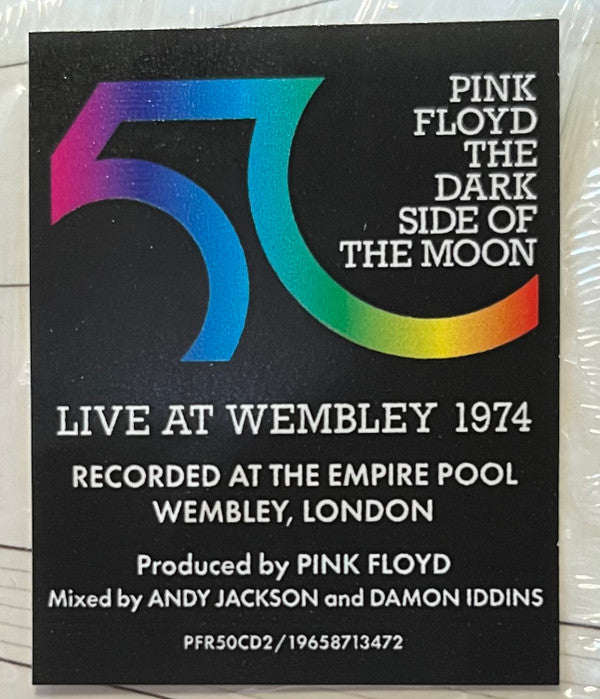Pink Floyd : The Dark Side Of The Moon (Live At Wembley 1974) (CD, Album)