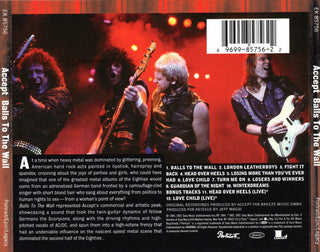 Accept : Balls To The Wall (CD, Album, RE, RM)