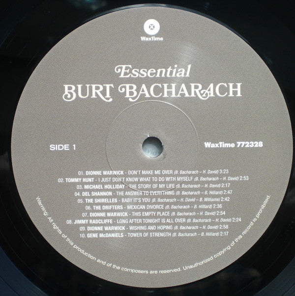 Burt Bacharach : Essential Burt Bacharach (LP, Comp, RE, 180)