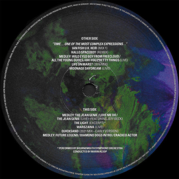 David Bowie : Moonage Daydream (A Film By Brett Morgen) (3xLP, Album)