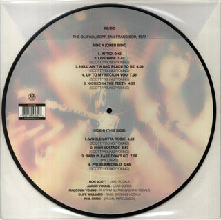 AC/DC : Live At The Old Waldorf - San Francisco 1977 (LP, Ltd, Pic, Unofficial)