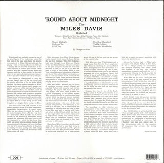 Miles Davis : 'Round About Midnight (LP, Album, RE, RP, Unofficial, Blu)