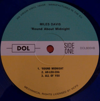 Miles Davis : 'Round About Midnight (LP, Album, RE, RP, Unofficial, Blu)
