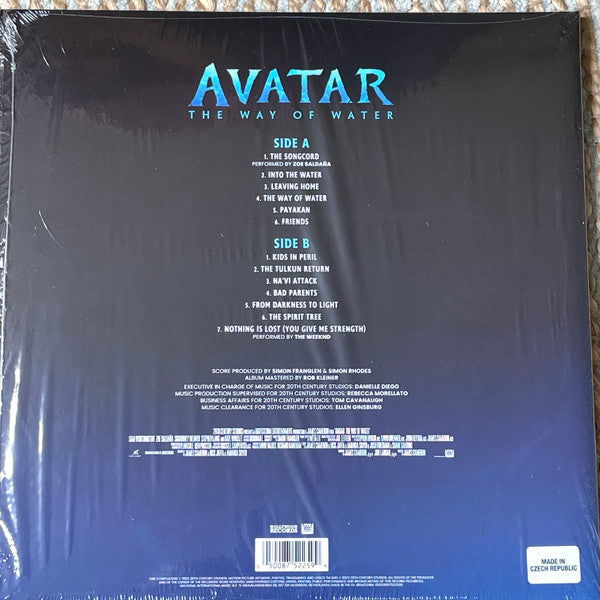 Various : Avatar: The Way Of Water (Music From The Original Motion Picture) (LP, Album, Aqu)