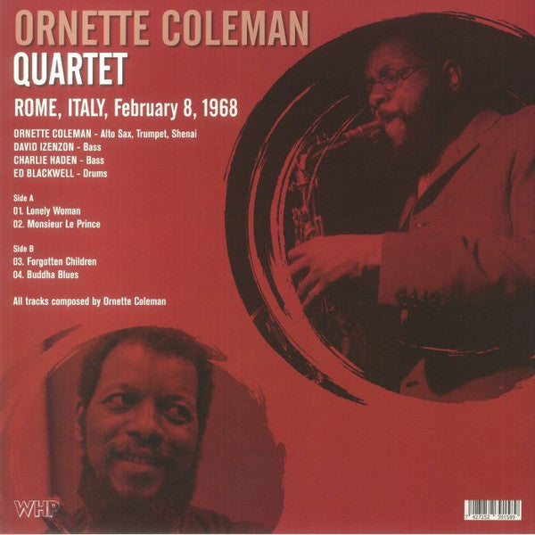 The Ornette Coleman Quartet : Rome, Italy, February 8, 1968  (LP, RE, Unofficial)