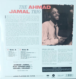 Ahmad Jamal Trio : The Ahmad Jamal Trio (LP, Ltd, RE)