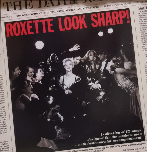 Roxette : Look Sharp! (LP, Album, RE, RM, Whi)